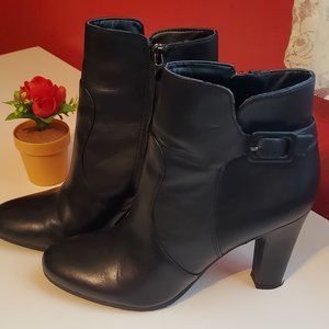 Sam Edelman Black Leather Ankle Boot